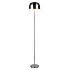 Nikkelen oplaadbare vloerlamp modern, Dustin, 2,5W, 3000K LED, 3-staps dimbaar