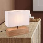 Moderne tafellamp Job, bruin