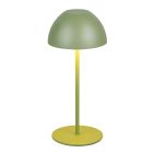Groene oplaadbare tafellamp kunststof, Mikhail, 2W, 3000K LED, IP44, met touchdimmer