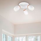 Witte plafondspot modern, Delana