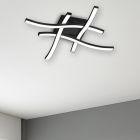 Moderne plafonniere Go, zwart, 5w geintegreerd LED
