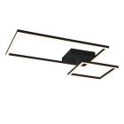 Moderne plafonniere Binc, zwart, metaal, geïntegreerde LED