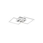 Taupe plafonniere Semira, metaal, modern, 25 watt