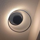 Taupe plafonniere Sassandra, metaal, modern, 22 watt