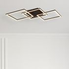 Zwarte plafonnière modern, Margaux, 31W, 3000K LED