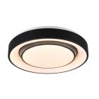 Zwarte plafonnière modern, Freke, 20W, RGBW LED