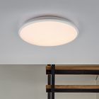 Witte plafonnière Celine, kunststof, modern, 20w, 4000K LED