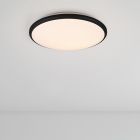 Moderne plafonniere Celine, zwart, kunststof, geïntegreerde LED
