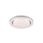 Witte plafonnière modern, Alpha, 22W, warm tot koud wit verstelbare LED, met afstandsbediening