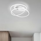 Witte plafonnière Marell, metaal, design, 36w, 4000K LED