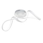 Witte plafondlamp Renso, metaal, design, 28w, 4000K LED