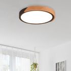 Zwarte plafonnière modern, Nevil, 20W, 3000K LED, 3-staps dimbaar