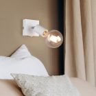 Moderne wandlamp Odin, wit