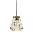 Industriële hanglamp brons, Jez