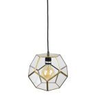 Industriële hanglamp brons, Jez