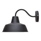 Industriële wandlamp Fenpe, Vintage zwart
