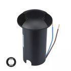 Zwarte grondspot Marcus (2 stralen), kunststof, IP67, 1W, 6500K