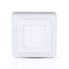 Haley plafondlamp met lichtgevende rand, 8W, 6400K