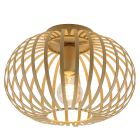 Industriële plafonnière zandkleur, Lieve