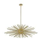 Design hanglamp Milos, goud, glas