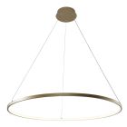 Design hanglamp goud, Kubra, 36W, warm tot koud wit verstelbare LED