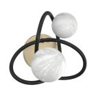 Moderne wandlamp wit, Moritz