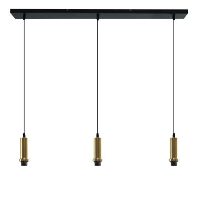 Aluminium hanglamp zonder kap goud, Rika