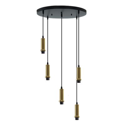 Aluminium hanglamp zonder kap goud, Rika