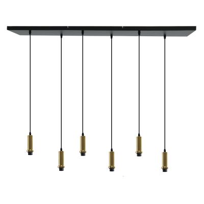 Aluminium hanglamp zonder kap goud, Rika