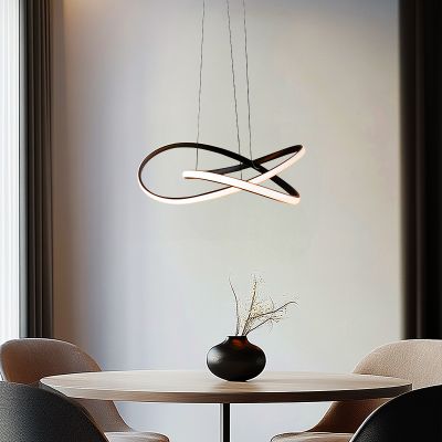 Design hanglamp zwart, Tanya, 21W, 2700K LED