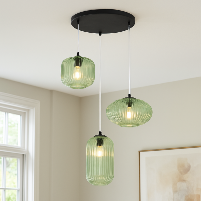 Retro hanglamp groen, Charlois