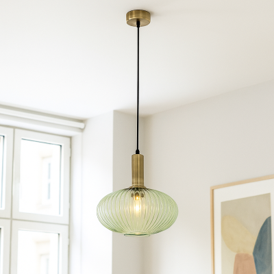 Retro hanglamp groen, Charlois