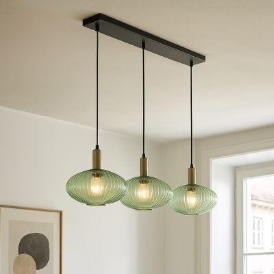 Retro hanglamp groen, Charlois