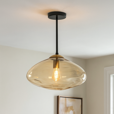 Design plafondlamp amber, Evita