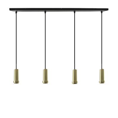 Aluminium hanglamp zonder kap goud, Rika