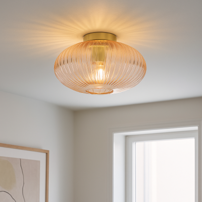 Design plafonnière roze, Charlois