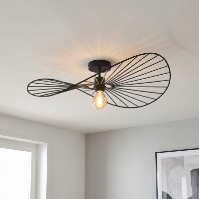 Moderne plafondlamp zwart, Jolinda