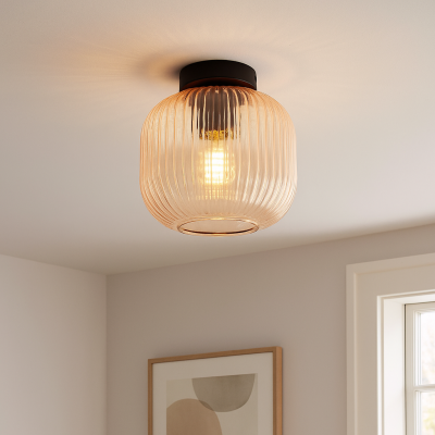 Design plafondlamp roze, Charlois