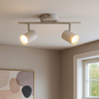 Moderne plafondspot wit, Elena