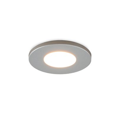 Geborsteld Chroom Verandaverlichting Dico, IP65, dimbaar