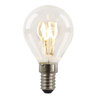 Dimbare Olucia E14 LED filament lamp Tuelo, P45, 4W, 2700K