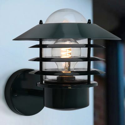 Rvs buitenlamp groen, Felice, IP44