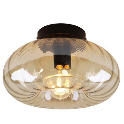 Retro plafondlamp amber, Diane