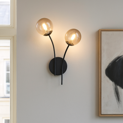 Design wandlamp amber, Stacy