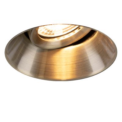 Kantelbare aluminium trimless inbouwspot brons, Sanaz