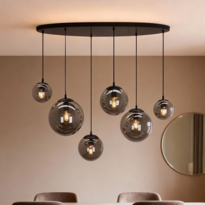 Design hanglamp grijs, Dolf