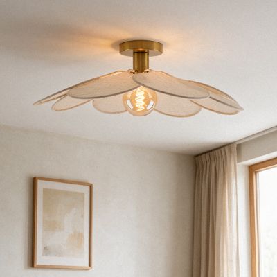 Japandi plafondlamp beige, Nena