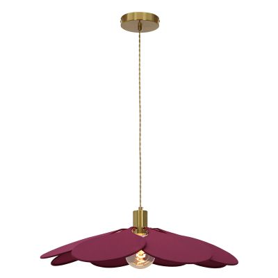 Landelijke hanglamp bordeauxrood, Nena