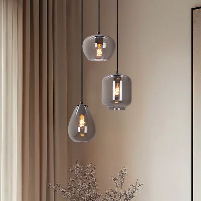 Moderne hanglamp grijs, Caia