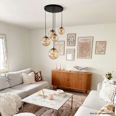 Design hanglamp amber, Dolf